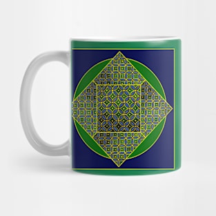 Traditional Indian Pottery Design Digitally Altered Mug